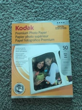 Kodak Ultra Premium Instant Dry Matte Photo Paper 50 Sheets 8.5 X 11” SEALED