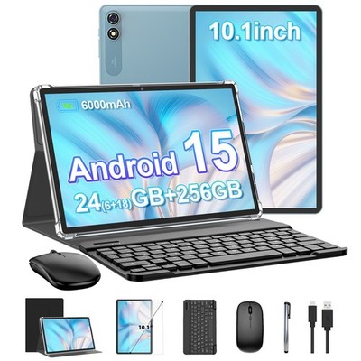 JJGJ Tab T901 Tablet 10.1 Zoll Android 15 24GB+256GB WiFi IPS Display Blau 2026 