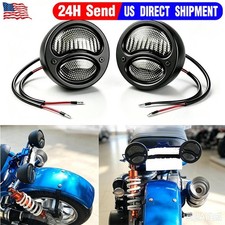 2 Vintage Led Custom Hot Rat Street Rod Tail Lights Turn Signals For Ford.