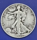 1939-S Walking Liberty Half Dollar 90% Silver Circulated San Francisco