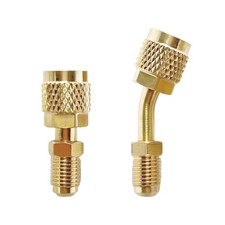 Straight Adapter Angled Adapter, R410A Adapter Mini Split Adapter 5/16" Female