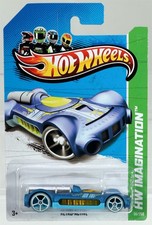 Hot Wheels Retro Active HW Imagination 2013 Series - X1892 NRFP Blue 1:64
