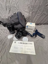 Minolta Maxxum 400si 35mm with Telescopic and Fish Eye Lens