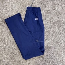 FIGS Kade Cargo Scrub Pants Womens Size XS Tall Navy Blue