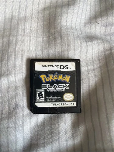 Pokemon Black Nintendo DS Authentic Cartridge Tested