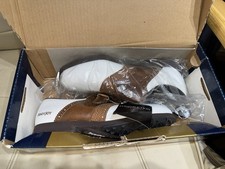 Footjoy Softjoys Terrains Golf Shoes White/Tan UK Size 6.5