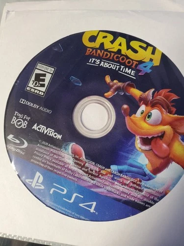Crash Bandicoot 4 It's About Time For PS4/ game only /no case
