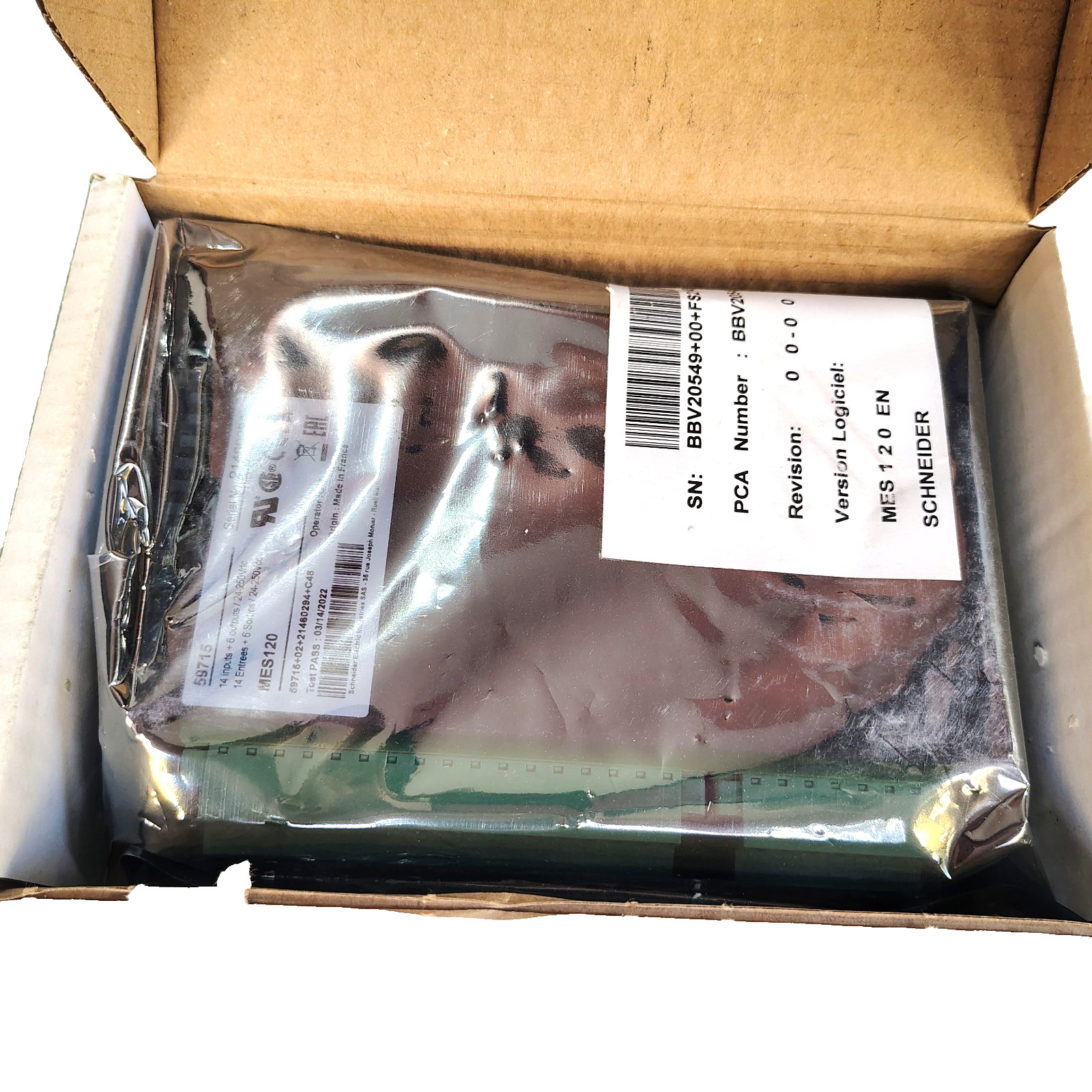SCHNEIDER ELECTRIC 59715( MES120) 14 INPUTS+ 6 OUTPUTS /24-250 VDC