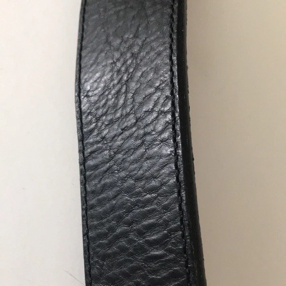 Wolverine Cinturón de Cuero Negro Para Hombre Talla 32 Clásico Negocios Preppy Foto 3 de 4