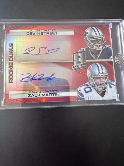 2014 Panini Spectra Rookie Duals Zach Martin / Devin Street /10