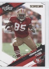 2009 Score Inscriptions Scorecard 35/50 Vernon Davis #254 0b0