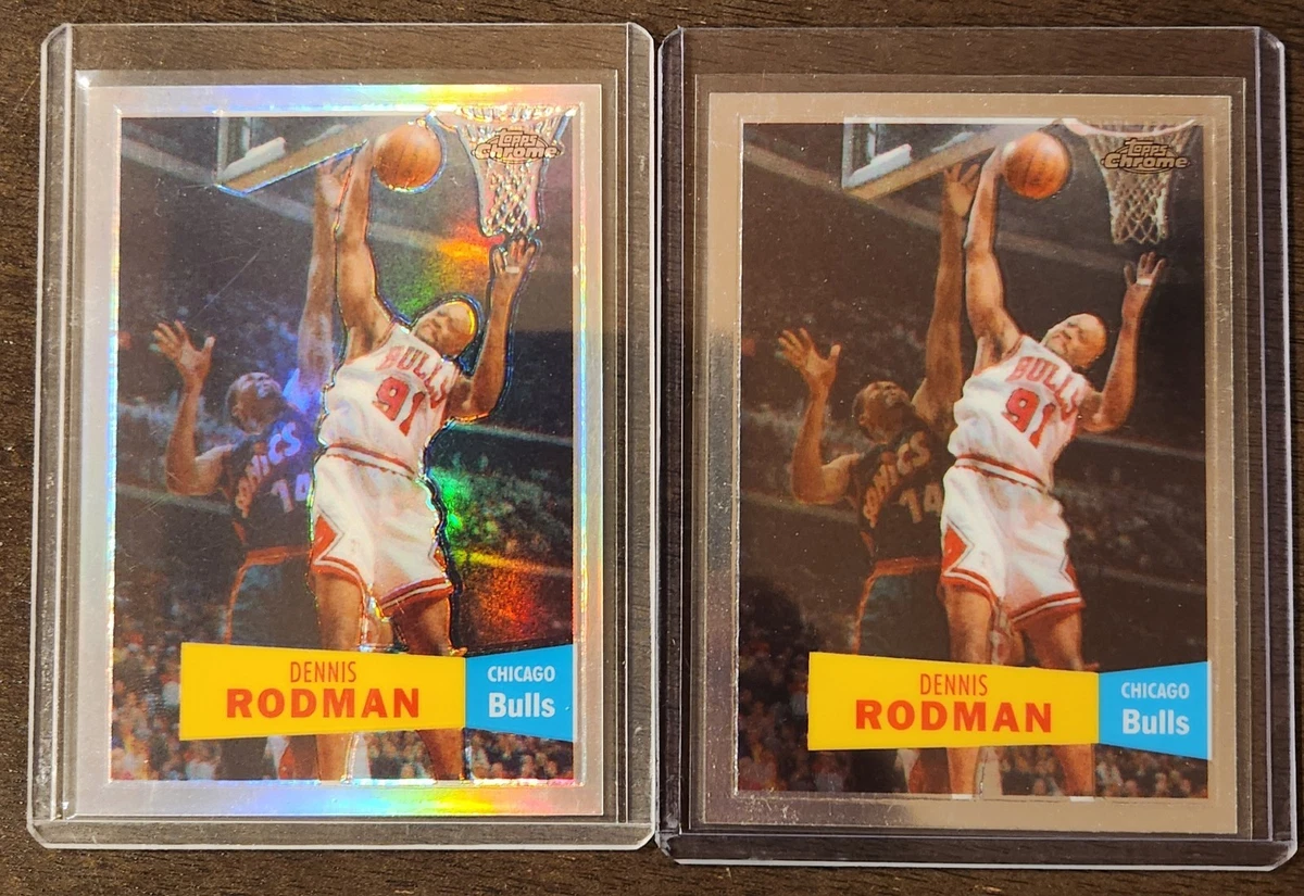 Topps Dennis Rodman Basketball Serial Numbered Sports Trading