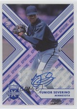 2018 Panini Elite Extra Edition Aspirations Blue 25/50 Yunior Severino Auto 0a2