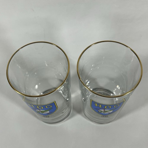 2 Vintage H.O.G. 1992 Harbor Open Golf Fishers Island Highball Glasses RARE! - Picture 4 of 12