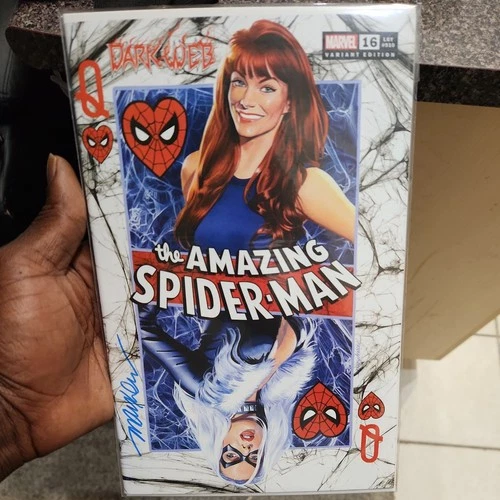 The Amazing Spider-Man #16 Variant Cvr Signed Mike Mayhew NM - COA
