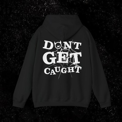 Quiet Club x Ghost Racing - Don't Get Caught Web Print Black