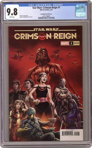 Star Wars Crimson Reign 1H Cummings 1:50 Variant CGC 9.8 2022 4011378003