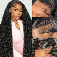 Kdmidun 13x6 Deep Wave 28 Inch, deep wave lace front wigs human hair