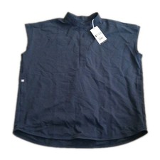 Figs Rafaela Technical Collection Oversized Scrub Top Bonsai Blue Small New