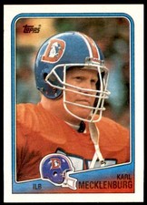 1988 Topps Karl Mecklenburg Denver Broncos #33