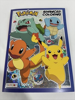 Bendon Pokemon Advanced Coloring Book Brand New 2022 Year And Share Pages