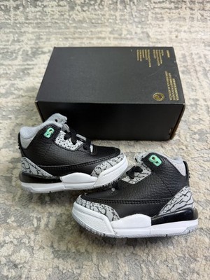 Größe 2,5 - Jordan 3 Retro Green Glow TD DM0968-031