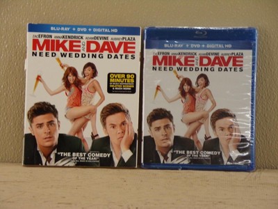 Mike and Dave Need Wedding Dates Blu-ray / DVD / Digital +Cover +Case Sealed NEW