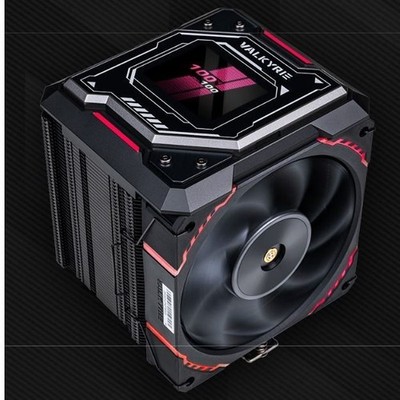 VALKYRIE R125 BLACK 2.4-inch IPS LCD Screen CPU AIR Cooler with Fan