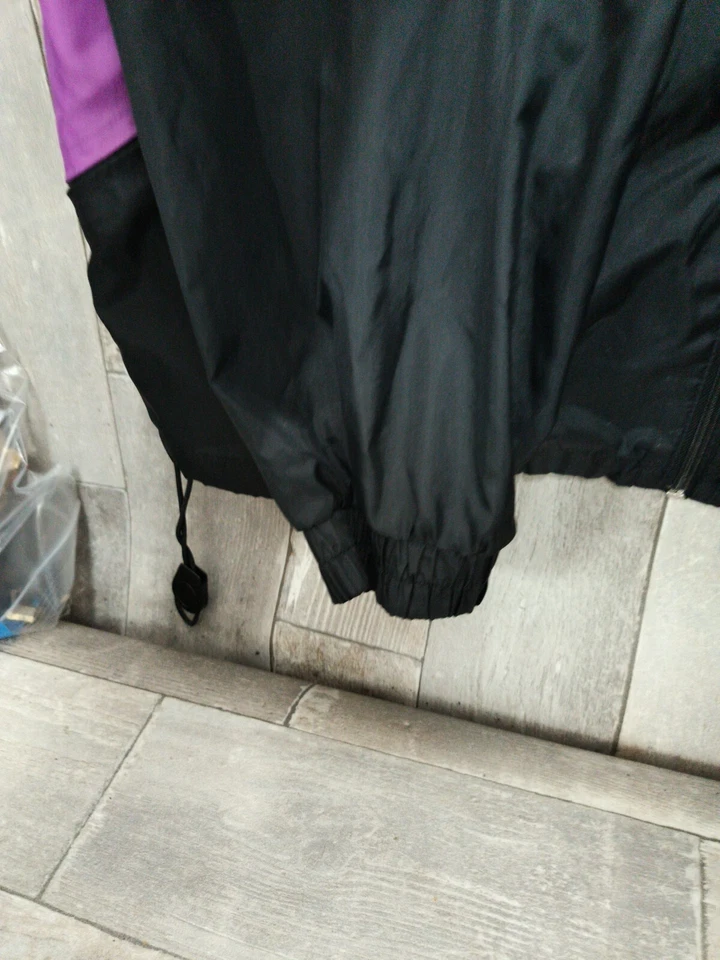 Vtg JCPenny USA Olympics Windbreaker Jacket 90s Retro Black, White Purple Large - Изображение 4 из 4