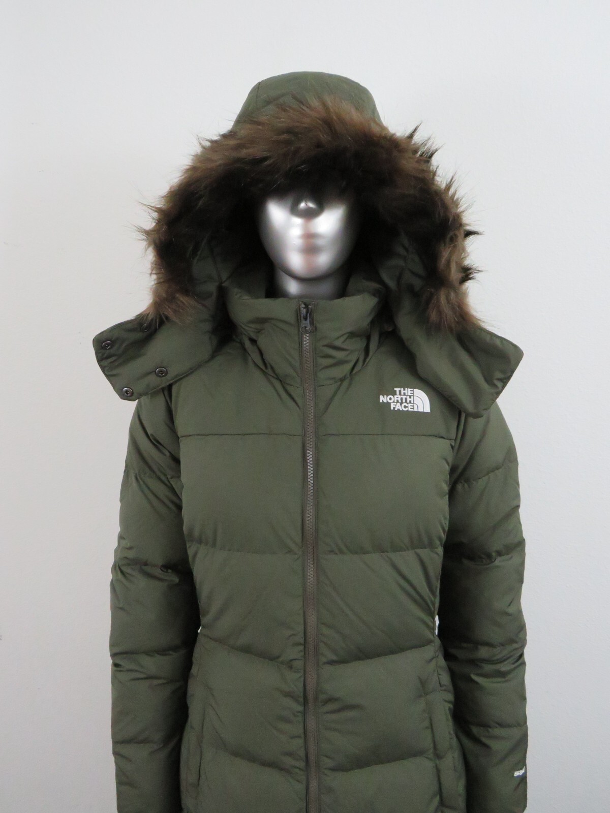 Womens The North Face Antero Parka Duster Down Warm Jacket New Taupe