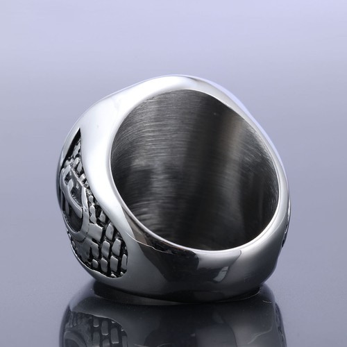 Hot Mens Cross Knights Templar Ring Masonic Gold Stainless Steel Size 8-15 - Bild 19 von 22