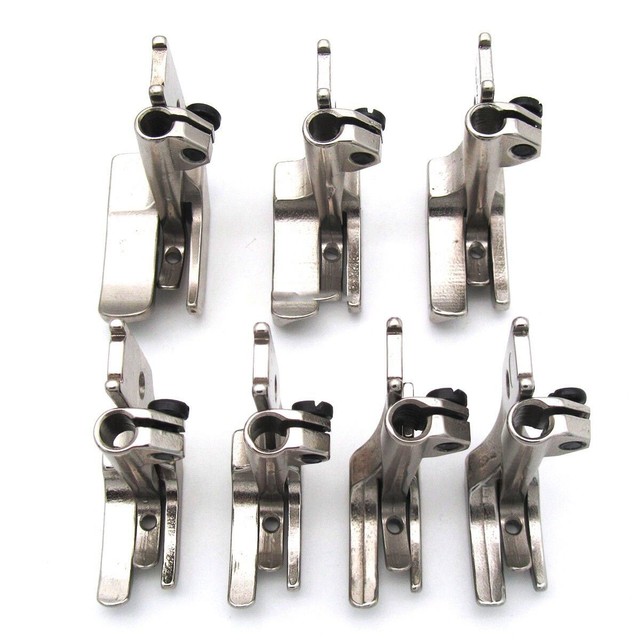 7SET SMOOTH BOTTOM PIPING WALKING FEET FOR JUKI CONSEW SINGER SEWING