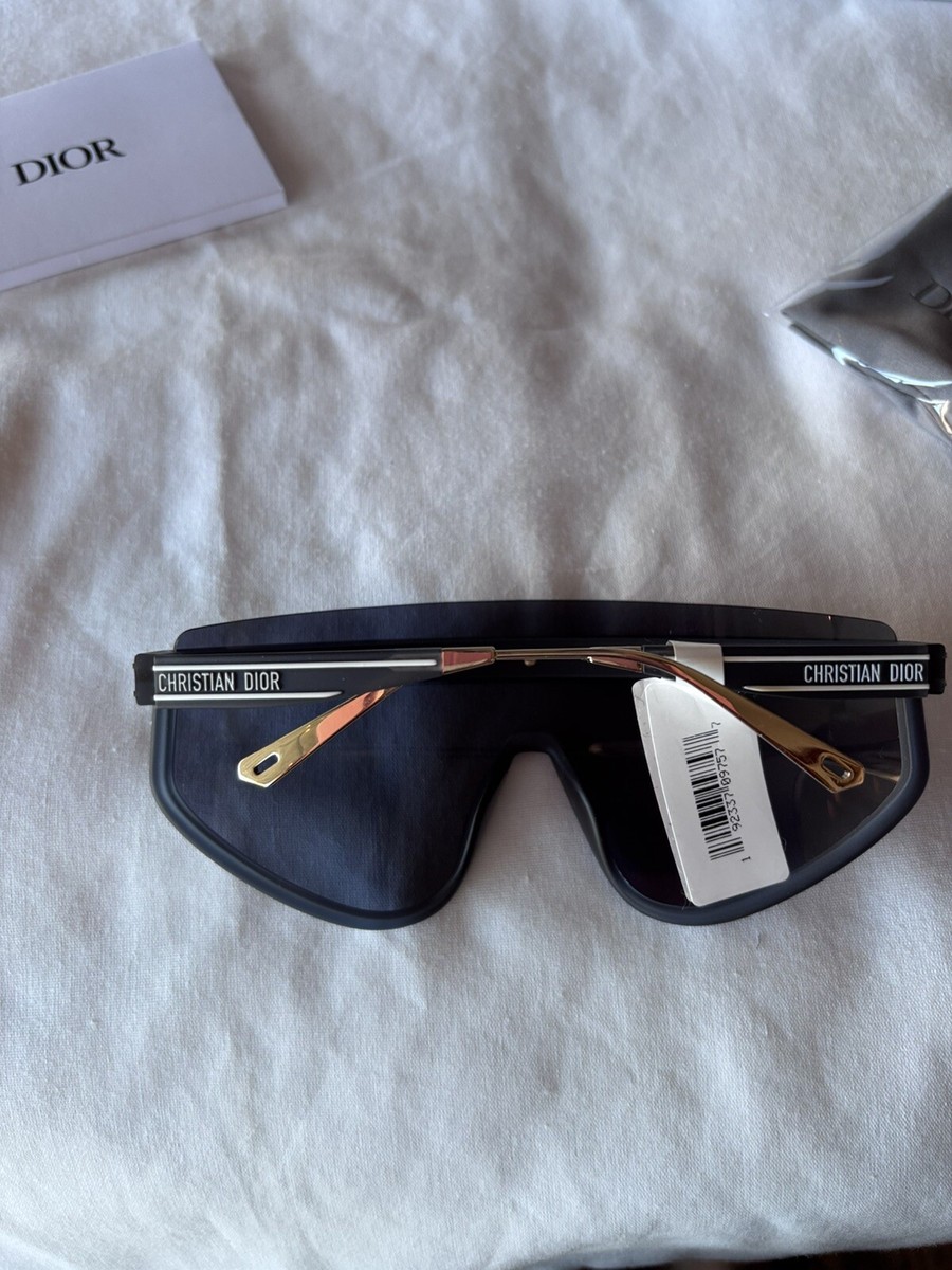Christian Dior サングラス 黒xグレー 4503025E0039 CHRISTIAN DIOR BLUE DIOR LOGO SUNGLASSES for sale online | eBay