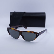 New Saint Laurent SL704 003 Havana/Grey 99-1-145 Sunglasses