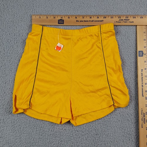Vintage 80s Athletic Gym Boys Size M USA Sports Stretch Waist Running Shorts - Picture 6 of 6