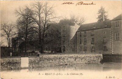 Old postcard MLY-la-FORET Le Chateau (1354973)