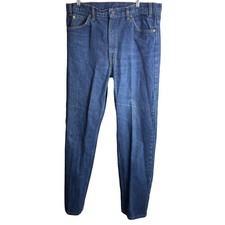 Vintage 60s Levi s Jeans Mens 38 X 32 Orange Tab Denim Blue Pants