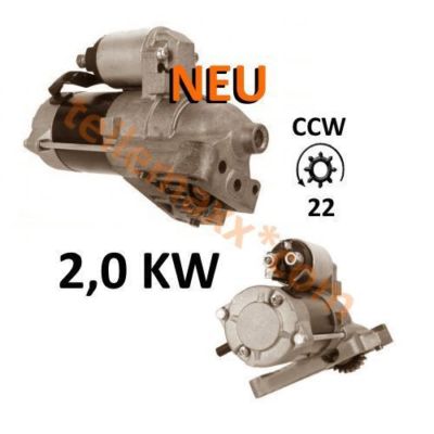 Anlasser für  2.0 CRD DI-D Chrysler Dodge Jeep Mitsubishi M1T93171ZC M1T93071..