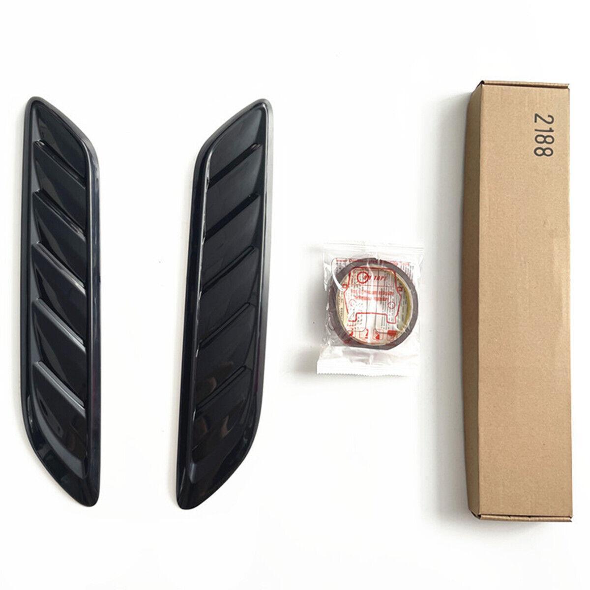 2Pcs Car Body Side Vent Air Flow Intake Hood Vent Scoop Cover Truck Accessories