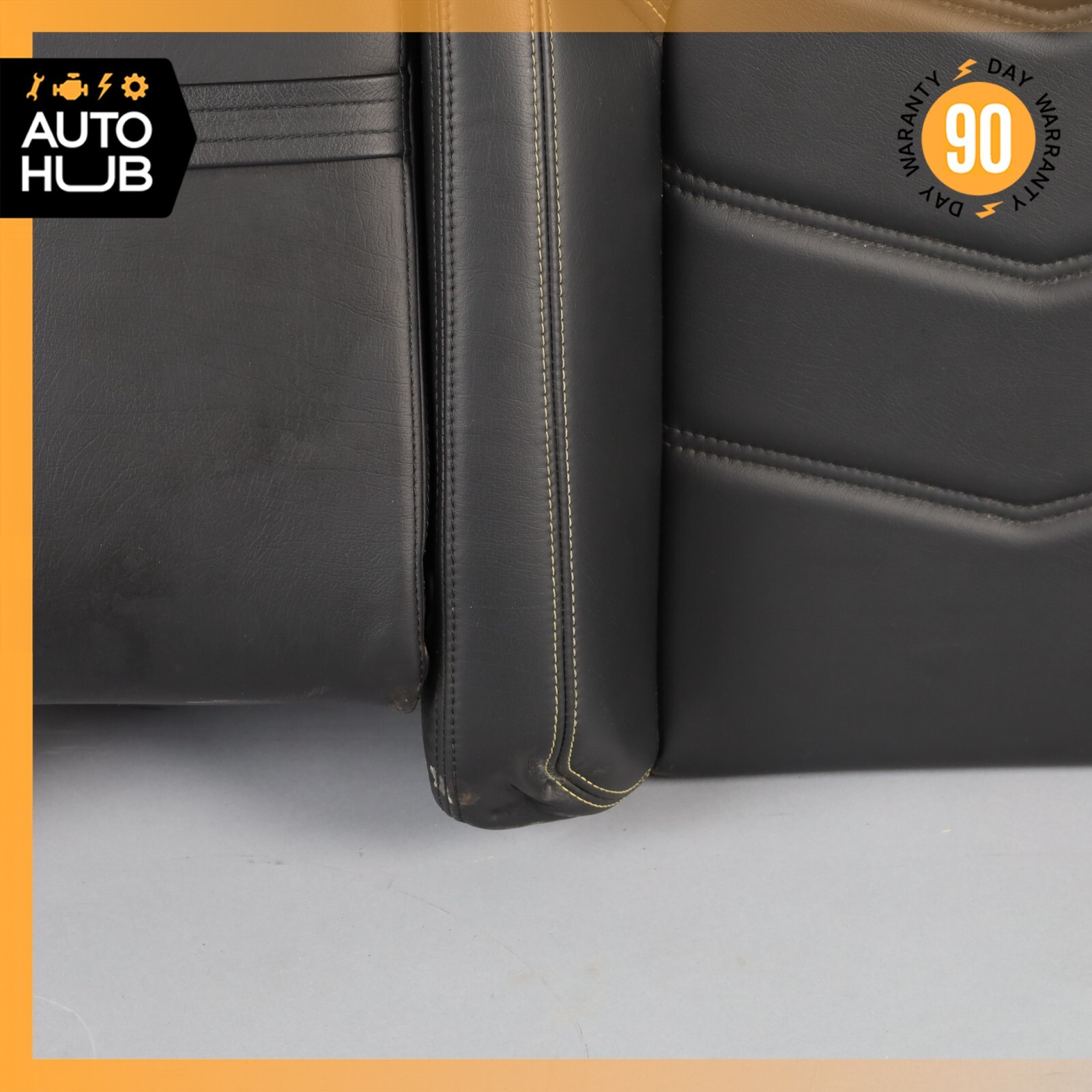 13-18 Maserati GranTurismo S M145 Rear Upper Top Seat Cushion Black OEM