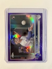 2022 Topps Chrome Update Bobby Witt Jr. #USC176 Purple Refractor Rookie Debut RC