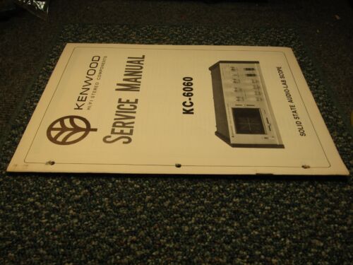 Kenwood KC-6060 Solid State Audio Lab Scope Service Manual ~ original ~ 1969 - Zdjęcie 4 z 4