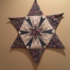 Patchwork Modernistic Star Decorative Wall Piece - Made in USA - 35โ