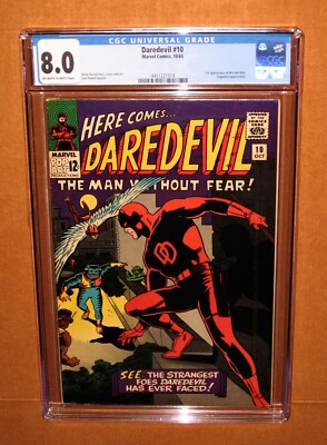 Daredevil #10 CGC 8.0 1st Ani-Men! 1965 Wally Wood! 13 HD photos INSURED!