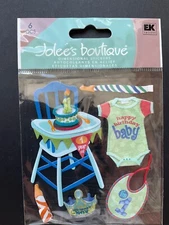 Jolee’s Boutique EKSuccess Boys 1st Birthday SPJB320 Dimensional Embellishments