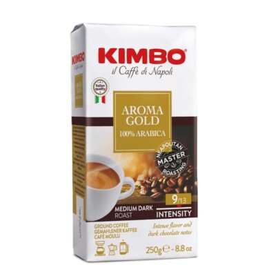 KIMBO Aroma Gold Ground Coffee 250g / 8.8oz