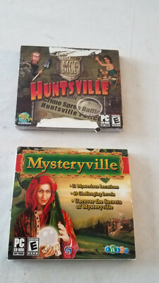 Mysteryville & Huntsville Windows PC CD-ROM Computer Game