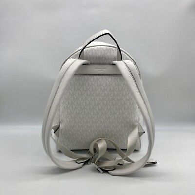 Michael Kors Bex Signature Logo Silver Hardware Medium Backpack - Optic White MICHAEL Michael Kors | Bags | Michael Kors Bex Signature  main image 2