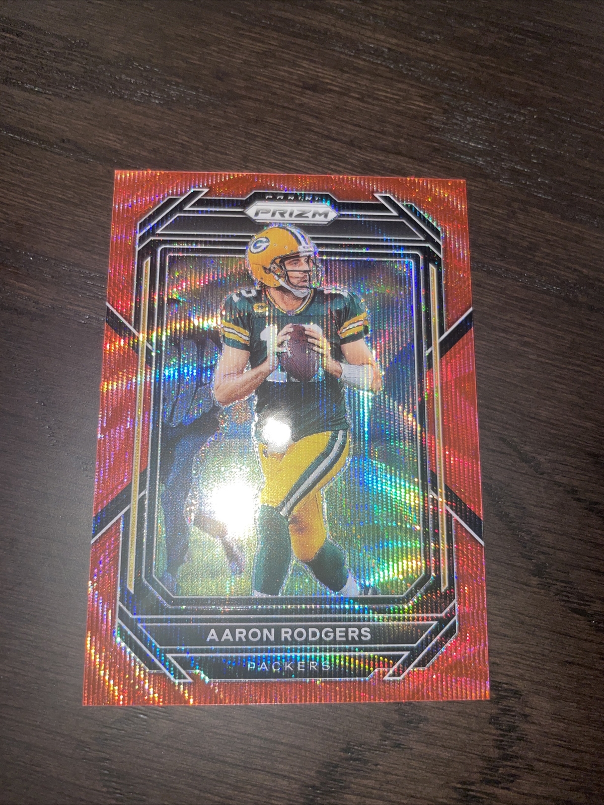 2022 Panini Prizm Red Wave Prizm /149 Aaron Rodgers #103
