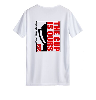 Unisex T-Shirt - The Cup Is Ours - Football Club Celebration Trophy Him Her FPL